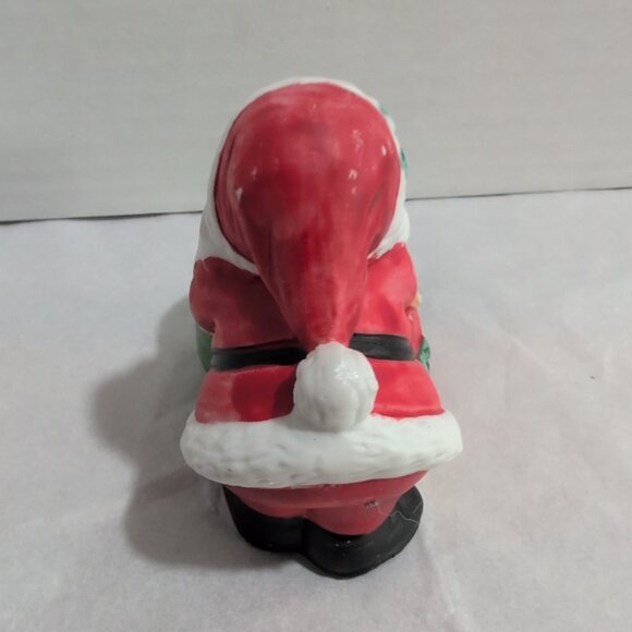 Vintage Porcelain Santa Candle Holder Made In Thailand Small - Picture 4 of 7